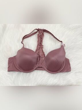 Victoria’s Secret Body By Victoria Lined Demi Racerback Bra NWT 34B Front Close